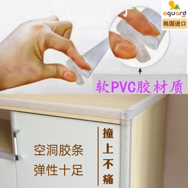 Children Widening Thicken Transparent Crash-proof Strip L Type Bag Wall Corner Table Rangers Furniture Edge Soft Silicone Stick Protection Strips