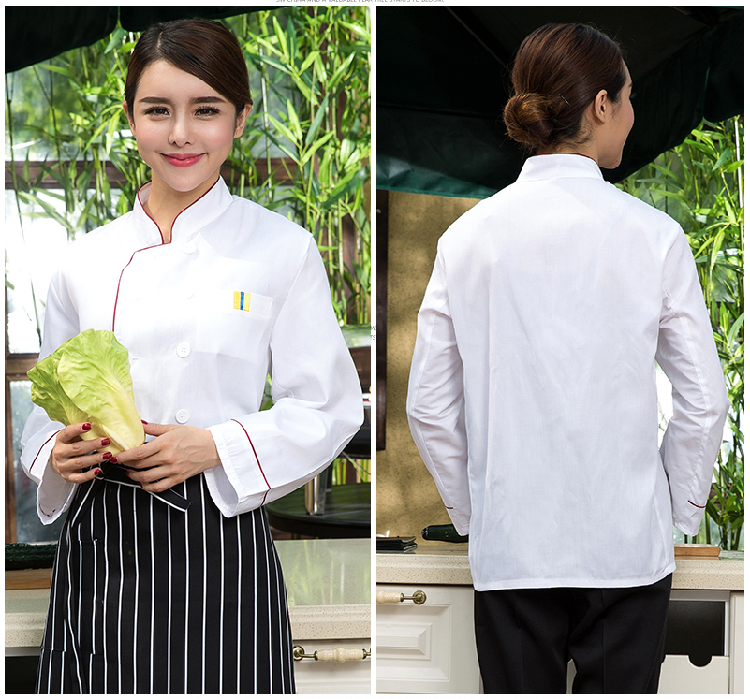 Veste chef cuisinier en coton - Ref 1909643 Image 17