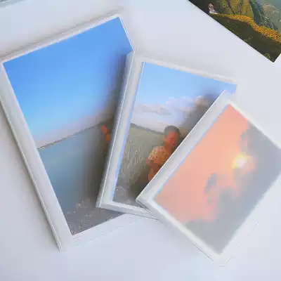 Simple photo album Book Book album 4 5 6 8 9 inch 7 big protection shell photo postcard through card commemorative collection book