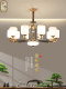 New Chinese-Style All-Copper Chandelier, Modern Minimalist Living Room Lamp, Dining Room Main Light, Whole House Lighting Package Combination, Zhongshan Lighting Fixtures