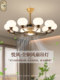 Fan Lamp with Antique Style, All-Copper, for Living Room and Bedroom, Ceiling Fan Lamp, Light Luxury, Modern, Simple, Smart Dining Room Fan Chandelier