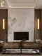 New Chinese Style Jade Wall Lamp High-End All-Copper Living Room Background Wall Lamp Bedroom Bedside Hotel Villa Corridor Wall Lamp