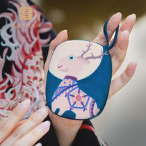 Special style Pie this palace hand-warming mobile power Dutch suede USB warm baby charging treasure 5000MAH