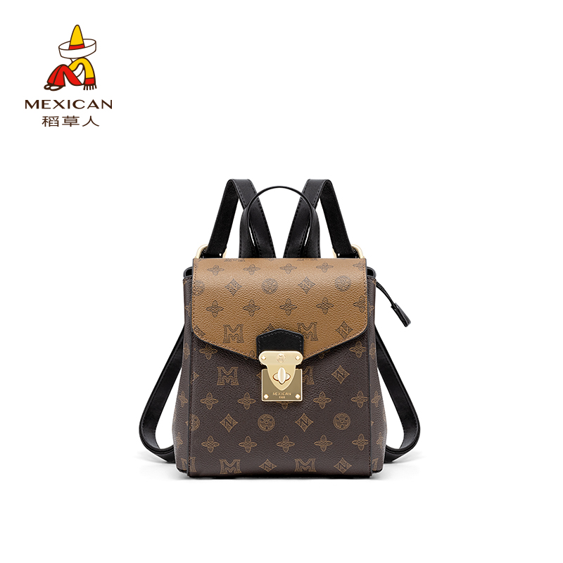 Mexican Scalaman Woman Bag Double Shoulder Bag Woman 2022 New Pop Bag Casual Lady Small Double Shoulder Bag