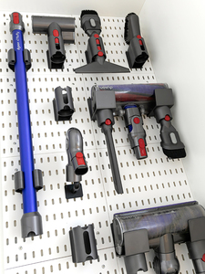 Wall Storage Tool Cabinet Suitable for Dyson Vacuum Cleaner Storage Rack Punch-Free Wire-Wrap Board Accessories Storage 