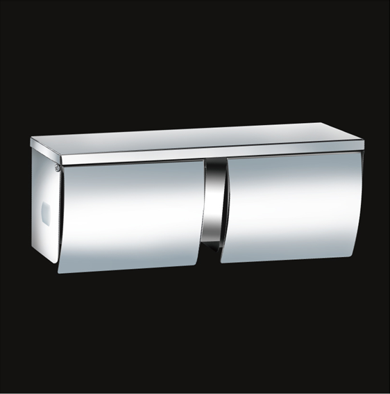 Makeup Room Stainless Steel Double Drum Toilet Paper Box Double Drum Toilet Paper Rack Toilet Paper Box Toilet Paper Holder Toilet Paper Box Toilet Paper Box