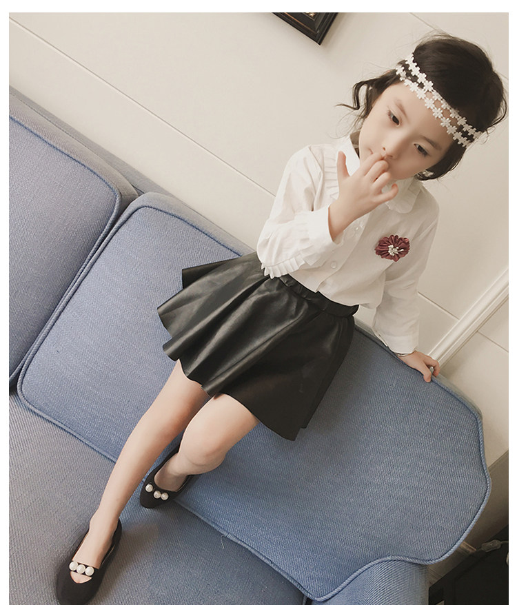 Chemise fille à manche longue - Ref 2084968 Image 7