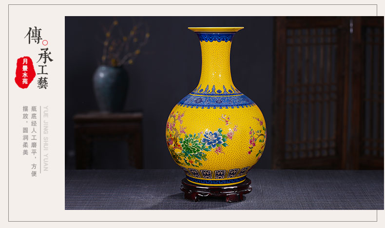 Jingdezhen ceramic sitting room ground put vase in the contracted and I European new homes home furnishing articles decorative arts and crafts