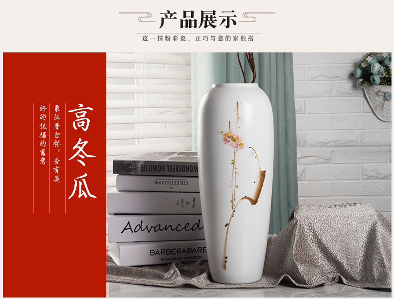 Jingdezhen hand - made ceramic vase three - piece flower restaurant furnishing articles furnishing articles I and contracted sitting room art act the role ofing is tasted