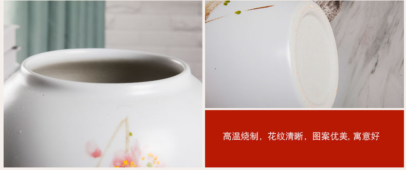 Jingdezhen hand - made ceramic vase three - piece flower restaurant furnishing articles furnishing articles I and contracted sitting room art act the role ofing is tasted