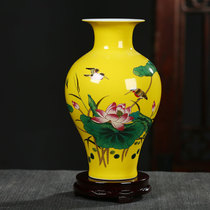Jingdezhen ceramic small Vase ornaments Chinese living room TV cabinet flower arrangement crafts home decorations