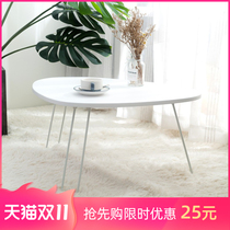 Lepin Shangju home folding computer desk living room sofa side portable small table bedroom bedside table coffee table