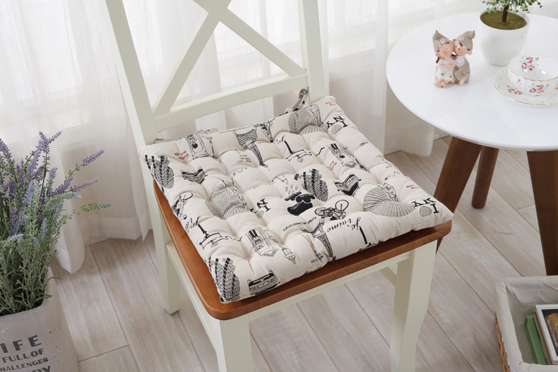 Summer ghế vải dày ghế máy tính đệm pad văn phòng đệm ghế đệm pad Four Seasons sinh viên phân - Ghế đệm / đệm Sofa thảm trải ghế sofa gỗ