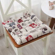 Winter thickened fabric chair cushion office cushion computer chair cushion seat cushion student stool Four Seasons seat cushion