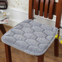 Customized winter thick non-slip plush chair cushion car seat cushion male room student stool chair seat cushion