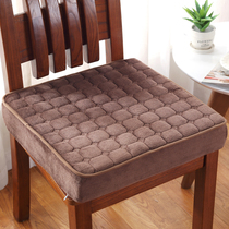 Custom winter plush thickened sponge heightening chair cushion anti-slip dining chair cushion floating window cushion tatami sofa cushion