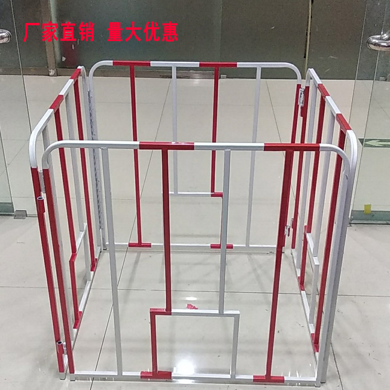Wellhead Fence for Limited Space Construction Work, Electrical Safety Protection Fence, Square Tube Construction Site Outdoor Special Fence