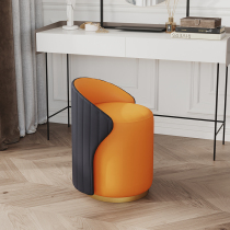 Nordic makeup stool light luxury Net red backrest dresser high-end dressing table stool high-end bedroom small apartment chair