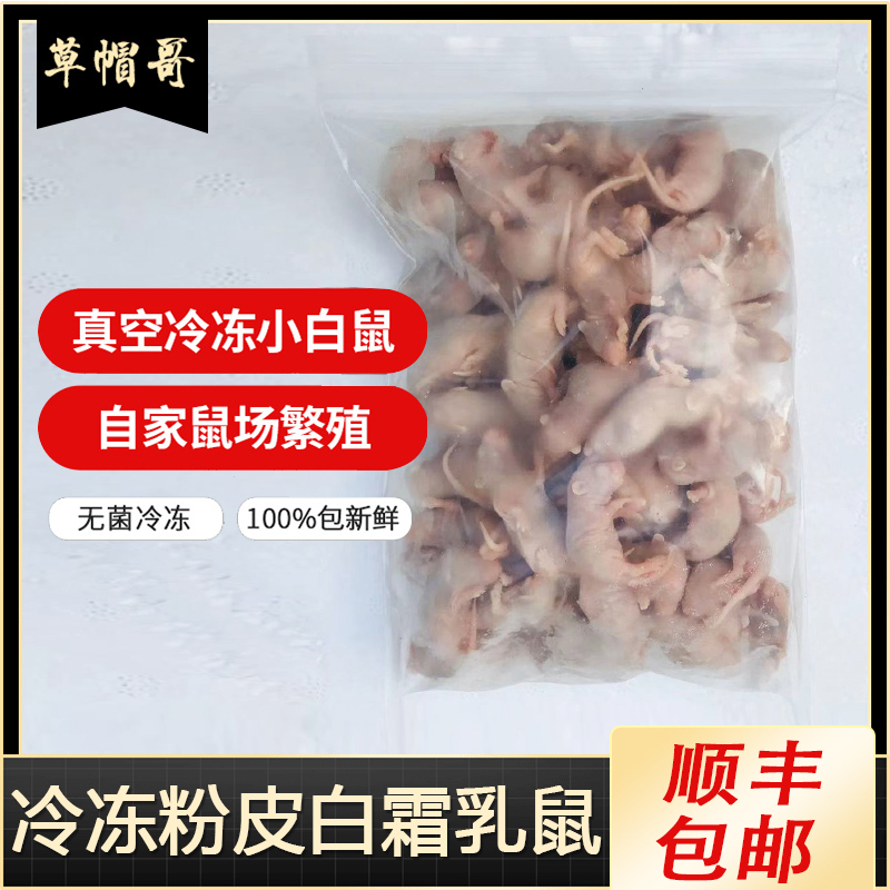 Vacuum Frozen Little White Rat Milk Rat Pink Peel White Cream Frozen Vacuum Rat Milk Rat Repo feed frozen convenience that is used