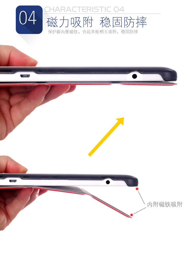 Huawei thưởng thức 10.1 bảo vệ tấm tấm lưới 5 da ban đỏ Rongyao Ping thả T5 máy tính 10,1 inch đứng AGS2-W09 / W19 / L03 / L09 đầy đủ đóng gói vỏ mỏng - Phụ kiện máy tính bảng giá đỡ ipad để bàn