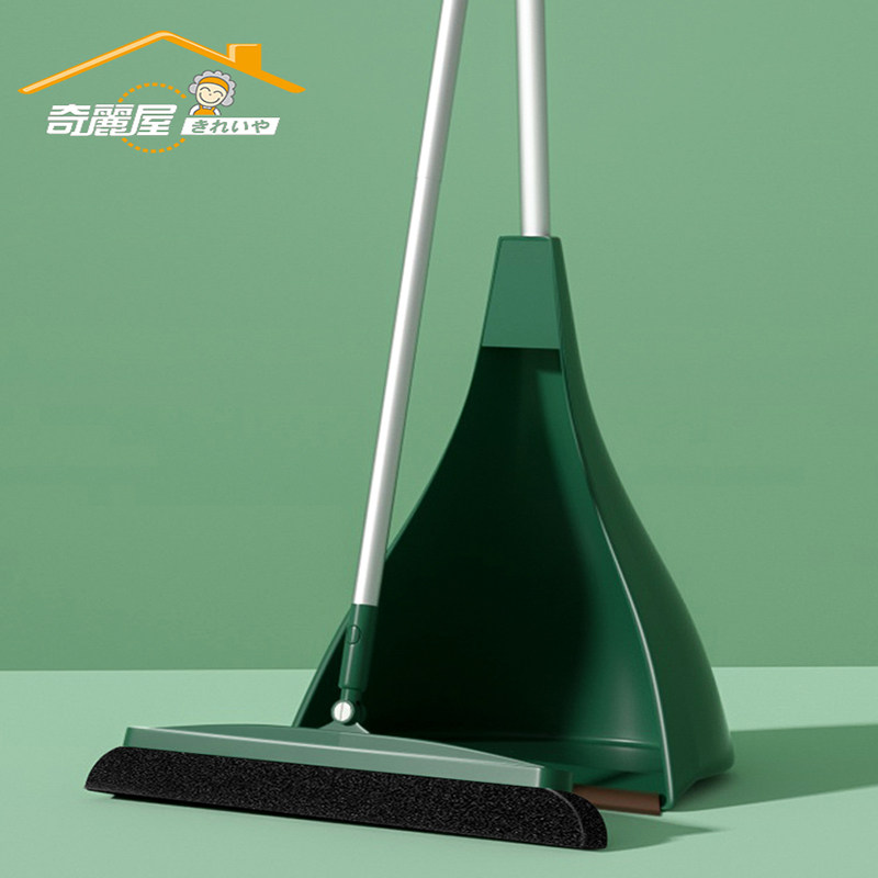 Chili house sweep to sweep the dustpan suit home sponge broom sweeping broom small garbage shovel bucket upscale mix-Taobao