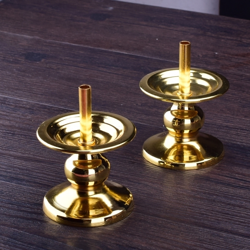 Buddha Alloy Dual-use light body for Buddha's holiday chaetico candleholder candle ghee butter lamp frame base Buddhist supplies