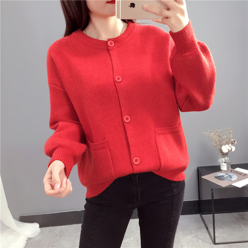 Anti-mùa qingcang phụ nữ áo len siêu lửa dày 2020 mới nước giả nhung knitsweater sâu đến đầu gối lỏng lẻo mã quần áo của phụ nữ