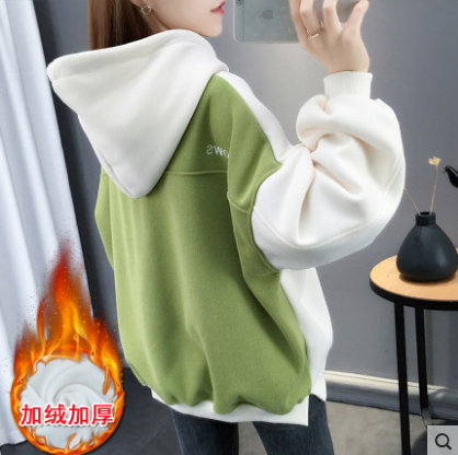 Anti-mùa qingcang phụ nữ áo len siêu lửa dày 2020 mới nước giả nhung knitsweater sâu đến đầu gối lỏng lẻo mã quần áo của phụ nữ