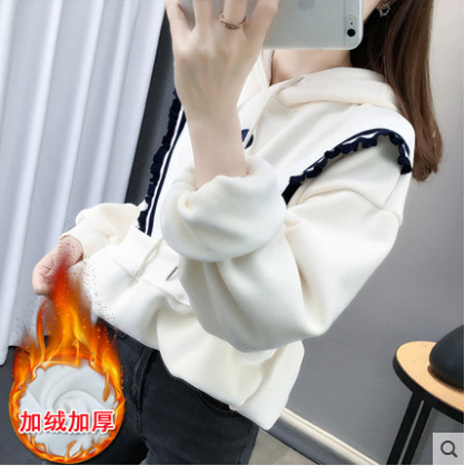 Anti-mùa qingcang phụ nữ áo len siêu lửa dày 2020 mới nước giả nhung knitsweater sâu đến đầu gối lỏng lẻo mã quần áo của phụ nữ