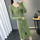 Anti-mùa qingcang phụ nữ áo len siêu lửa dày 2020 mới nước giả nhung knitsweater sâu đến đầu gối lỏng lẻo mã quần áo của phụ nữ