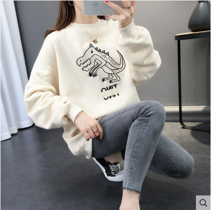 Anti-mùa qingcang phụ nữ áo len siêu lửa dày 2020 mới nước giả nhung knitsweater sâu đến đầu gối lỏng lẻo mã quần áo của phụ nữ