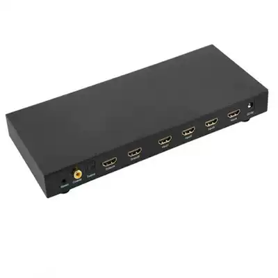 HDMI four-in-two-out true matrix plus digital fiber coaxial audio separation matrix switcher Amplified
