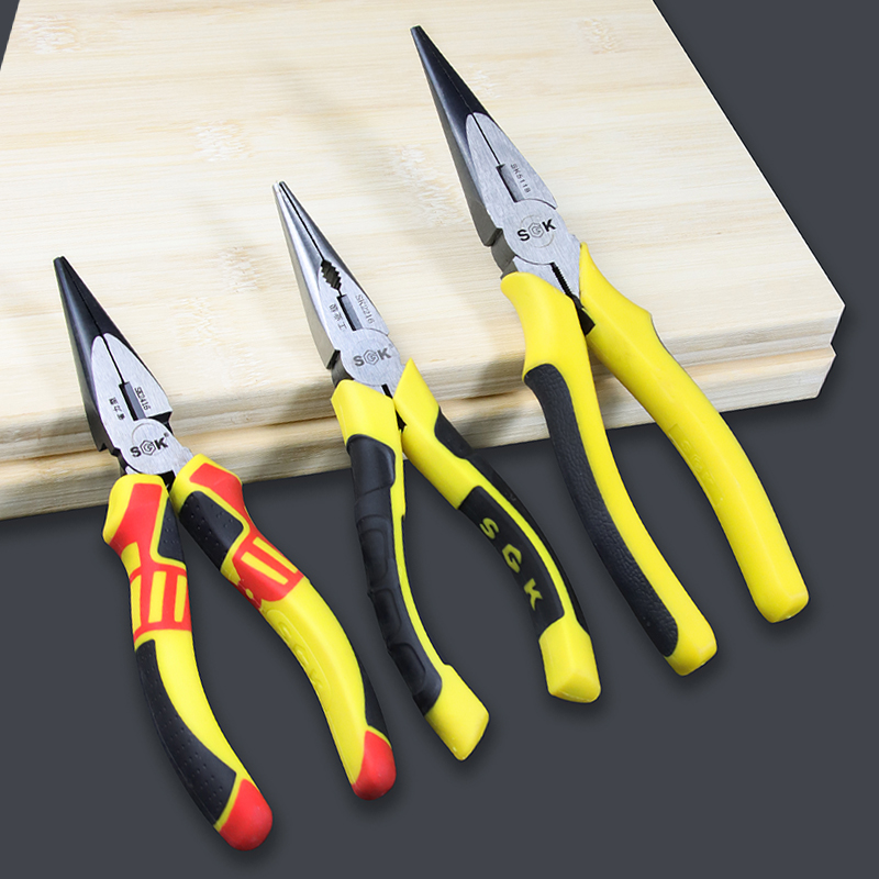 Seck Sharp Mouth Pliers Hand Multifunction Industrial-grade Electricians Mini tips Tips Mouth 6 Inch Tips 8 inches