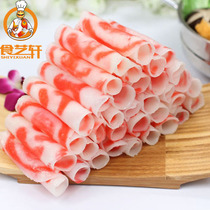 Simulation of fresh mutton roll model hot pot shop display food model alternative food props