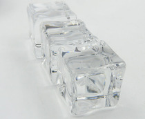 Spot sale simulation small ice cube ice cube icicle model real acrylic high transparent settling effect photo props