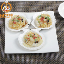 New product simulation garlic oyster simulation garlic scallop fake dish sample dish food model to map customization