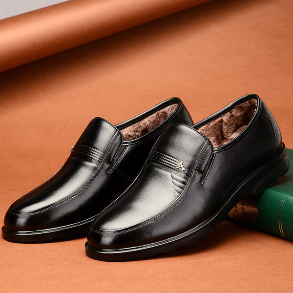 红蜻蜓 男士加绒保暖皮鞋 天猫优惠券折后￥139包邮（￥199-60）2色可选