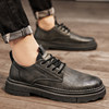 Men's Leather Shoes, Autumn and Winter 2025 New Style, Men's Genuine Leather British Style Casual Business Formal Low-Top Martin Boots