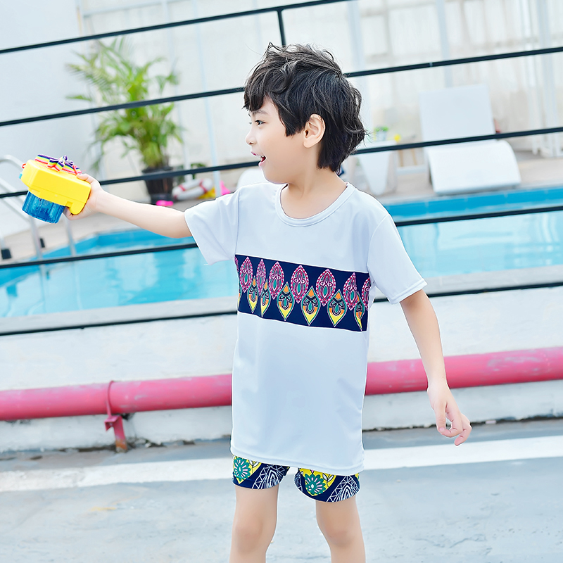 mother and son swimwear