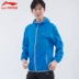 Áo gió Li Ning nam quần áo thể thao mùa hè nhẹ quần áo chống nắng cho nữ quần áo thoáng khí chạy đôi mặc mẫu áo khoác gió áo khoác gió nike Áo gió thể thao