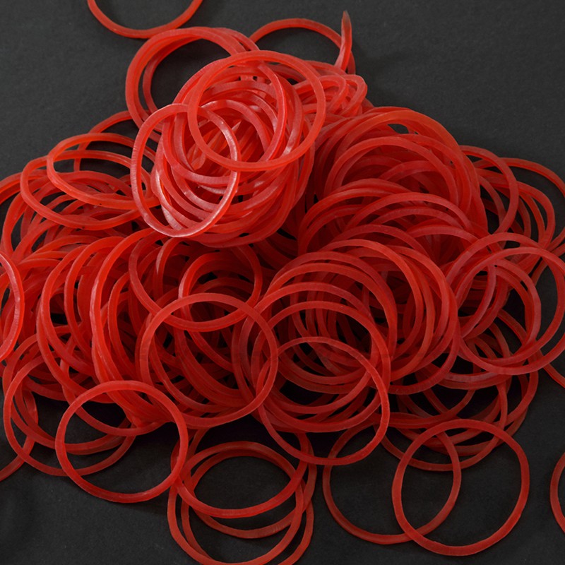 Hair imported high temperature resistant rubber band cold and hot hair special rubber band digital hot hot hot rubber band 100 bar