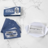 Импортное двусторонное лезвие из нержавеющей стали, старомодная бритва, в корейском стиле