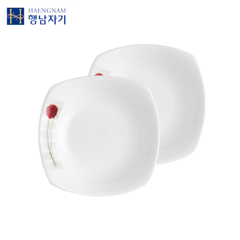 HAENGNAM Han Guoxing south China stands out 4/5.5 inch of small incision disc 2 only glair tableware