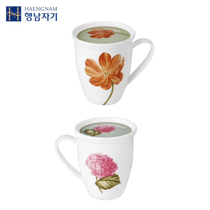 HAENGNAM Han Guoxing south China season 2 with cover mark of CPU ipads porcelain cup of milk a cup of tea cups