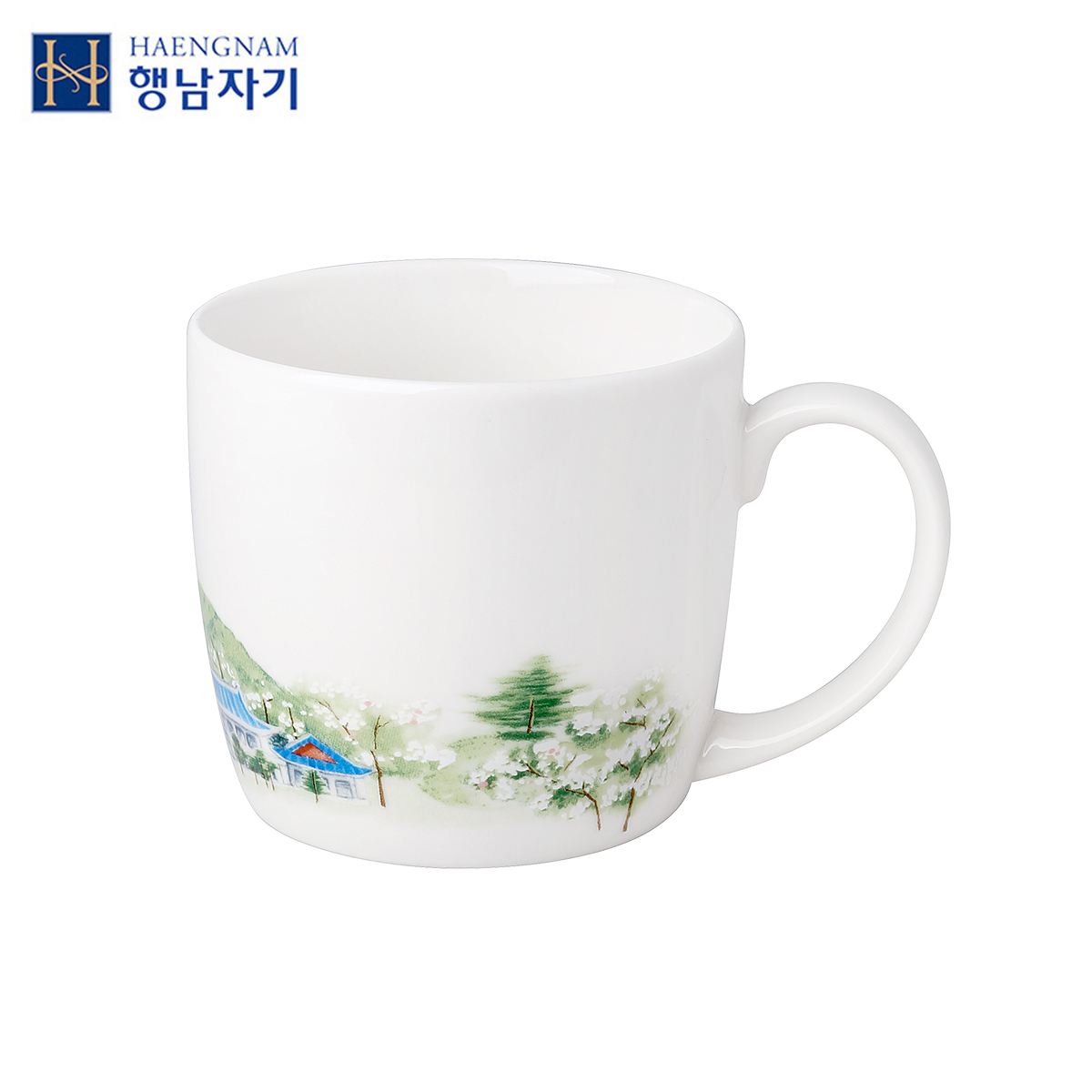 HAENGNAM Han Guoxing blue house south porcelain keller ceramic glass/cup/ultimately responds. A cup of milk