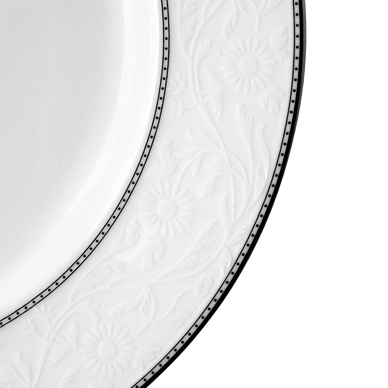 HAENGNAM Han Guoxing south China silver cutlery set 2 only 6.5/7.5 inch circular plates