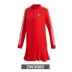 Adidas Adidas Cỏ ba lá đỏ năm mới Phụ nữ áo dài thể thao Mặc giản dị Đầm maxi DW3880 - Trang phục thể thao áo khoác lining nữ Trang phục thể thao