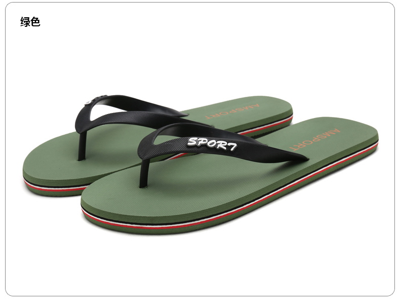 Mặt đất cách flip flops nam mùa hè dép chống trượt và dép cá tính Hàn Quốc phiên bản của xu hướng pinch ngoài trời giày bãi biển của nam giới thường