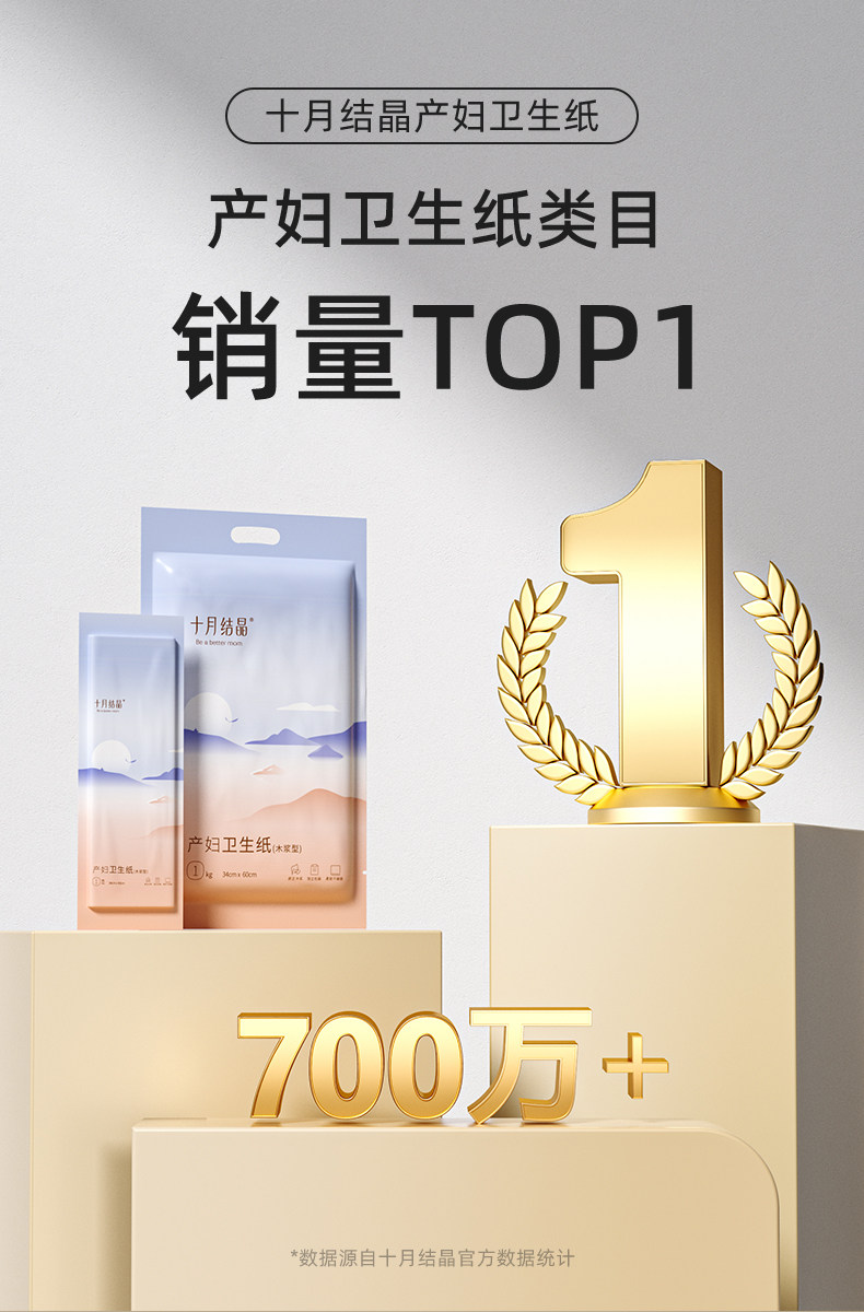 十月结晶月子纸刀纸产妇卫生纸孕妇产房用纸产后恶露坐月子专用纸 — 2