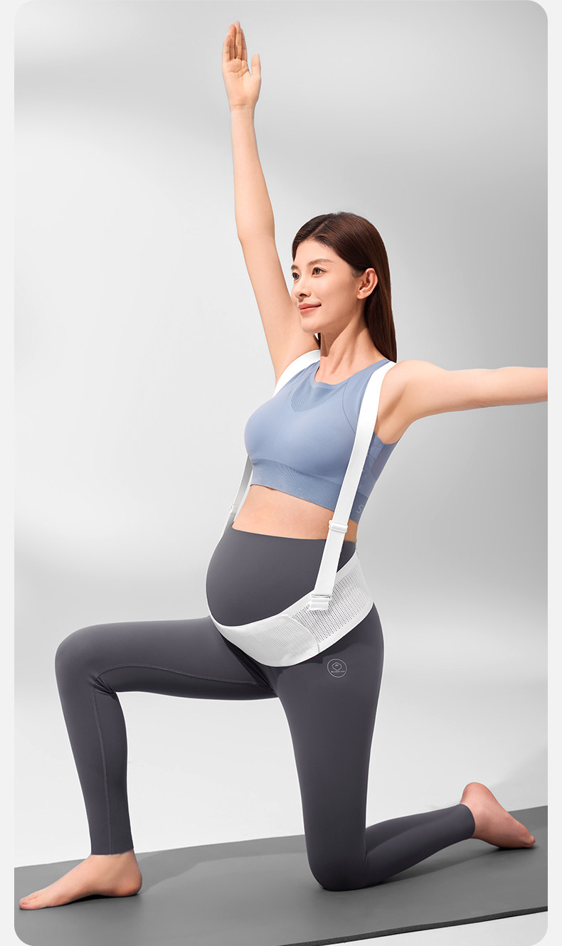 Бандаж 十月结晶反重力托腹带孕妇专用腹部腰托肚子背带透气排汗秒穿脱 October crystallization